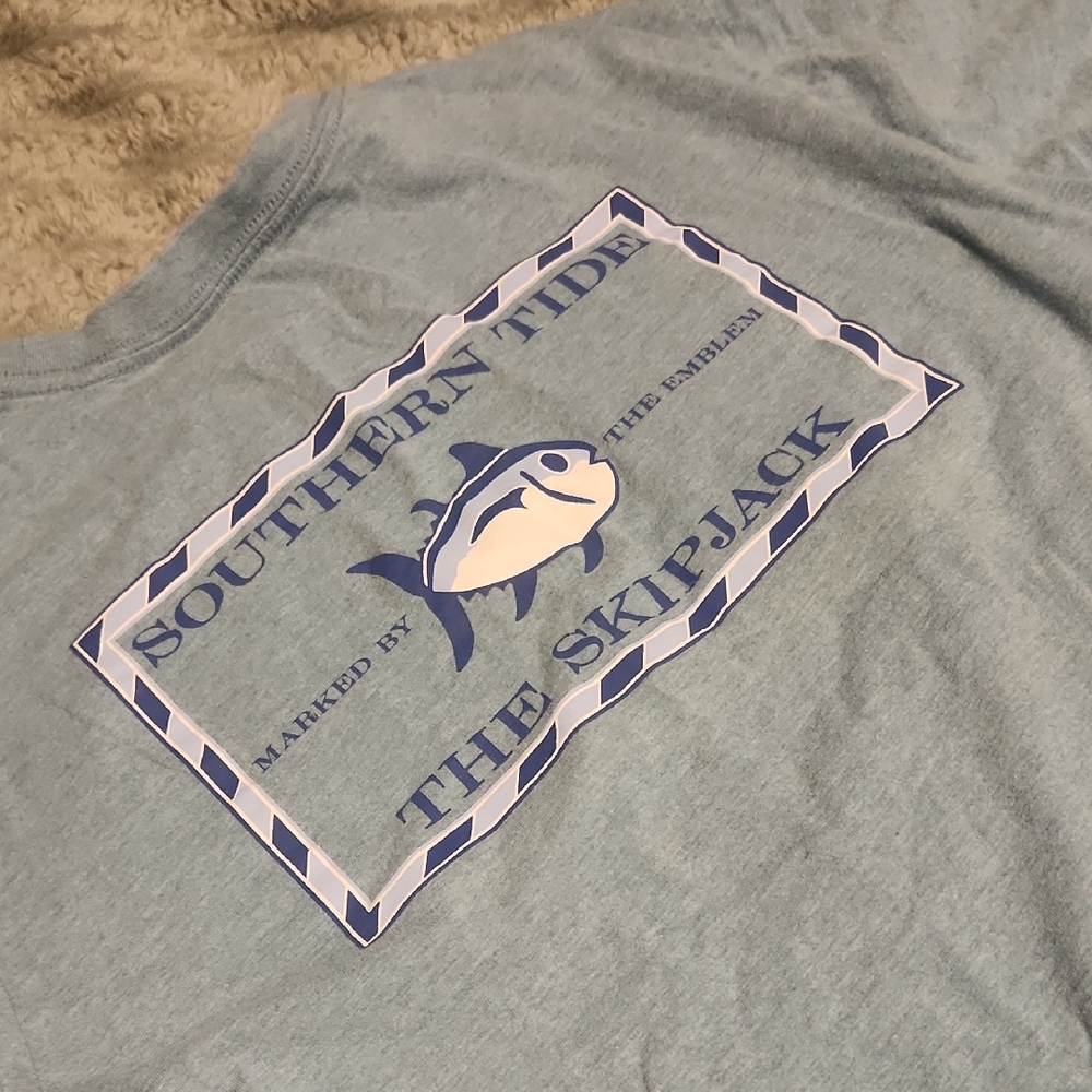 Southern Tide Blue Skipjack Tee